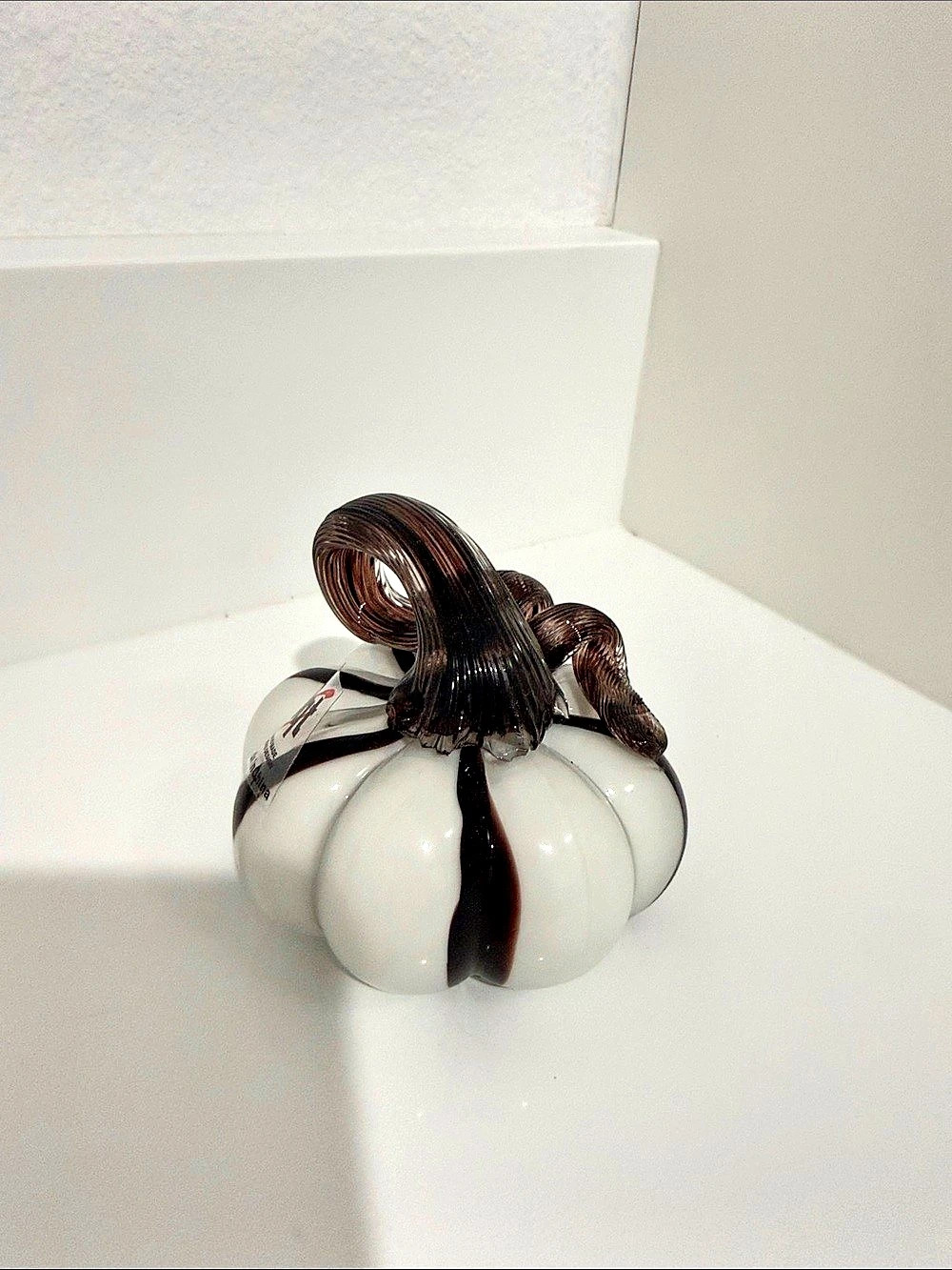 White & Brown Pumpkin Decor